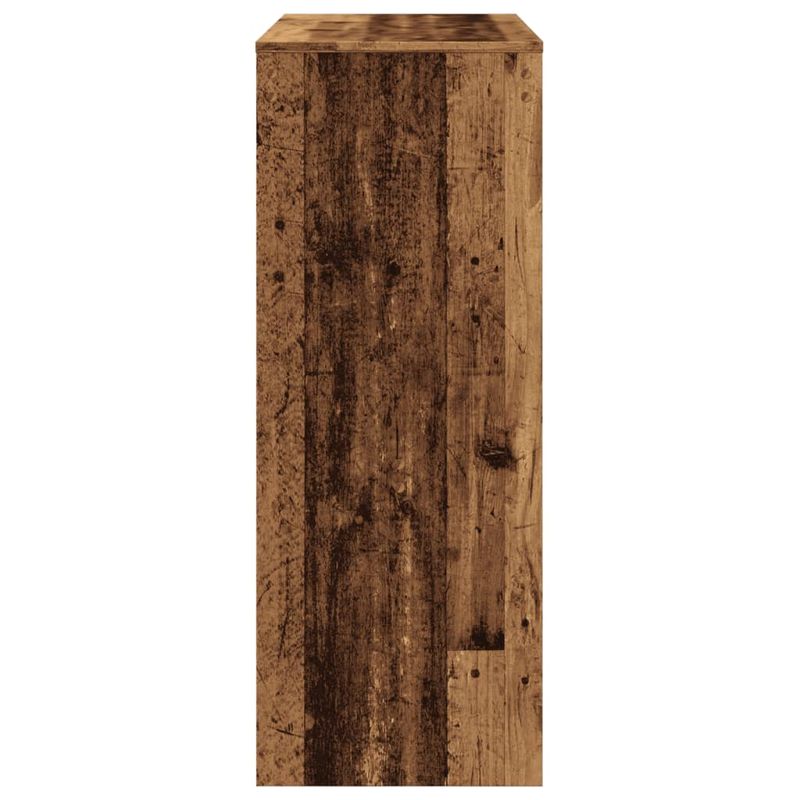 Casa si Gradina - Mobilier - Mese si birouri - Mese bucatarie si dining - Masa bar cu rafturi, lemn vechi, 90x40x103,5 cm, lemn prelucrat - Infinity.ro