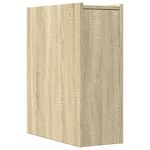 Casa si Gradina - Mobilier - Dulapuri si sifoniere - Dulapuri - Dulap de baie ingust cu roti, stejar sonoma, lemn prelucrat - Infinity.ro