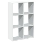 Casa si Gradina - Mobilier - Biblioteci si rafturi - Biblioteci - Biblioteca/separator camera alb 69,5x29x103,5 cm lemn prelucrat - Infinity.ro