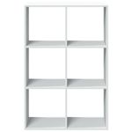 Casa si Gradina - Mobilier - Biblioteci si rafturi - Biblioteci - Biblioteca/separator camera alb 69,5x29x103,5 cm lemn prelucrat - Infinity.ro