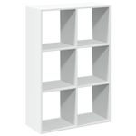 Casa si Gradina - Mobilier - Biblioteci si rafturi - Biblioteci - Biblioteca/separator camera alb 69,5x29x103,5 cm lemn prelucrat - Infinity.ro