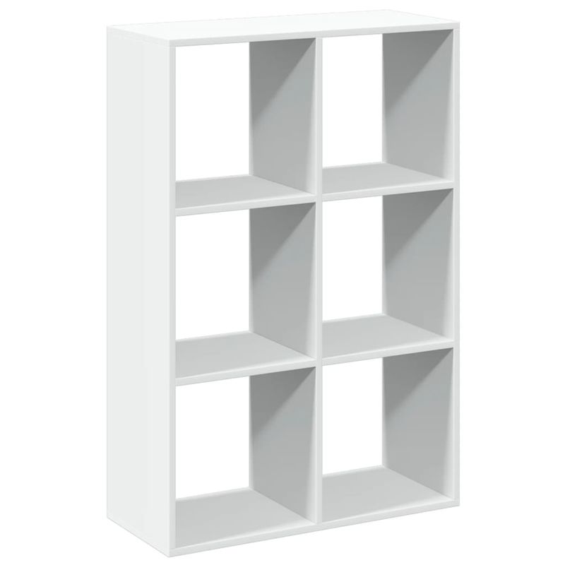 Casa si Gradina - Mobilier - Biblioteci si rafturi - Biblioteci - Biblioteca/separator camera alb 69,5x29x103,5 cm lemn prelucrat - Infinity.ro
