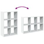 Casa si Gradina - Mobilier - Biblioteci si rafturi - Biblioteci - Biblioteca/separator camera alb 69,5x29x103,5 cm lemn prelucrat - Infinity.ro