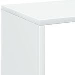 Casa si Gradina - Mobilier - Biblioteci si rafturi - Biblioteci - Biblioteca/separator camera alb 69,5x29x103,5 cm lemn prelucrat - Infinity.ro