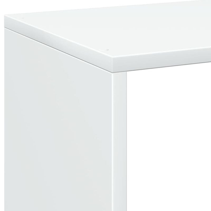 Casa si Gradina - Mobilier - Biblioteci si rafturi - Biblioteci - Biblioteca/separator camera alb 69,5x29x103,5 cm lemn prelucrat - Infinity.ro