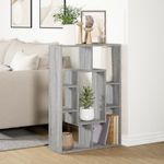 Casa si Gradina - Mobilier - Biblioteci si rafturi - Biblioteci - Biblioteca, gri sonoma, 63x20x90 cm, lemn prelucrat - Infinity.ro