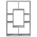 Casa si Gradina - Mobilier - Biblioteci si rafturi - Biblioteci - Biblioteca, gri sonoma, 63x20x90 cm, lemn prelucrat - Infinity.ro