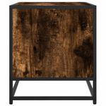 Casa si Gradina - Mobilier - Comode si corpuri - Comode - Comoda TV, stejar fumuriu, 91x40x46 cm lemn prelucrat si metal - Infinity.ro