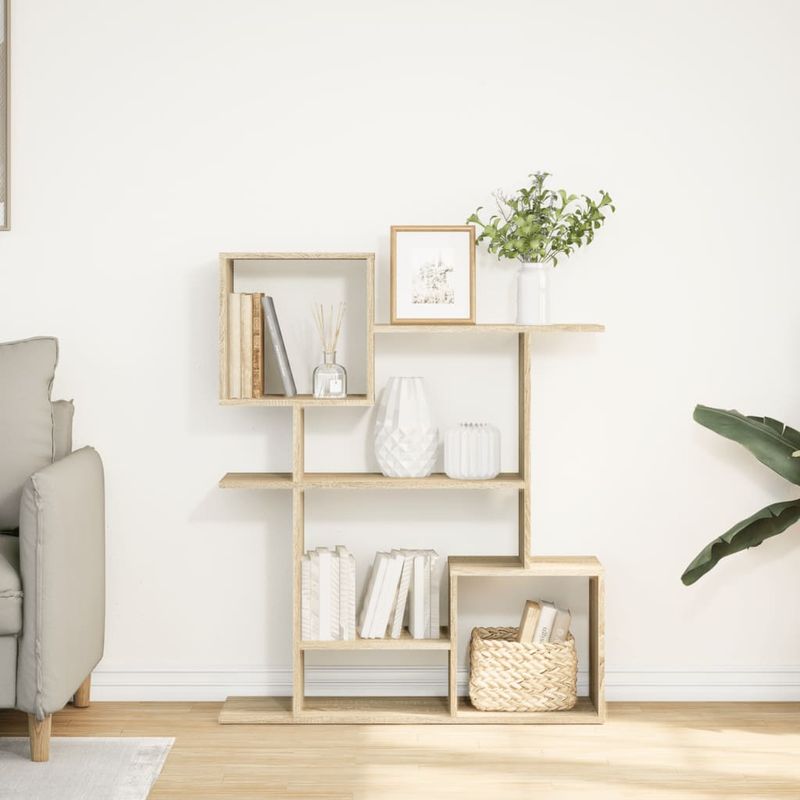 Casa si Gradina - Mobilier - Biblioteci si rafturi - Biblioteci - Biblioteca/separator camera stejar sonoma 92x29x112 cm lemn - Infinity.ro