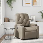 Casa si Gradina - Mobilier - Scaune si fotolii - Fotolii - Fotoliu rabatabil, cappuccino, piele ecologica - Infinity.ro