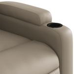 Casa si Gradina - Mobilier - Scaune si fotolii - Fotolii - Fotoliu rabatabil, cappuccino, piele ecologica - Infinity.ro
