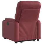 Casa si Gradina - Mobilier - Scaune si fotolii - Fotolii - Fotoliu rabatabil electric cu ridicare, rosu vin - Infinity.ro