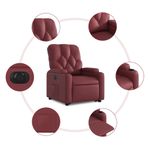 Casa si Gradina - Mobilier - Scaune si fotolii - Fotolii - Fotoliu rabatabil electric cu ridicare, rosu vin - Infinity.ro