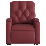 Casa si Gradina - Mobilier - Scaune si fotolii - Fotolii - Fotoliu rabatabil electric cu ridicare, rosu vin - Infinity.ro