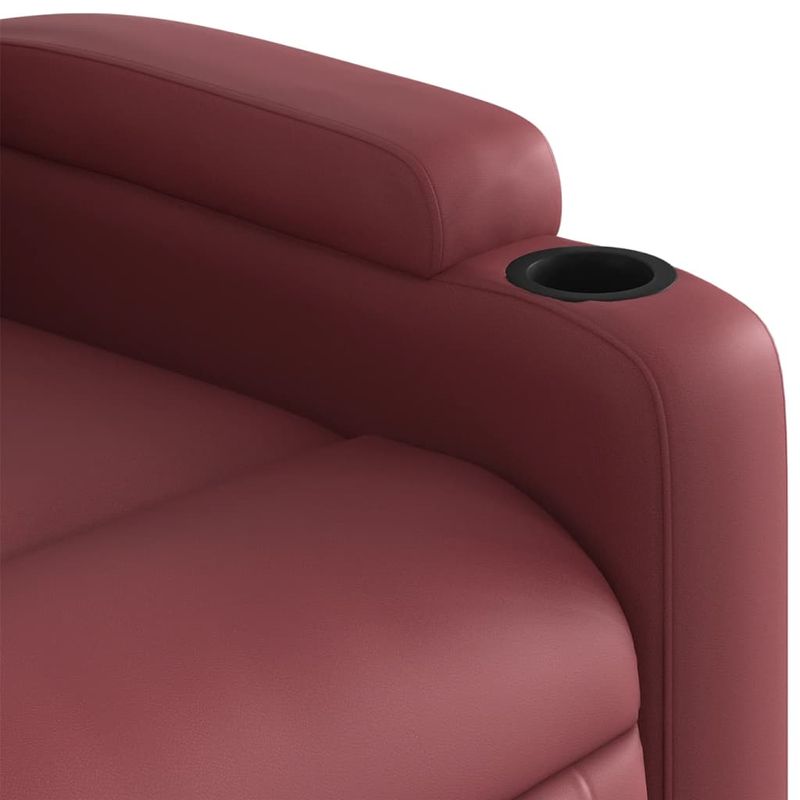 Casa si Gradina - Mobilier - Scaune si fotolii - Fotolii - Fotoliu rabatabil electric cu ridicare, rosu vin - Infinity.ro