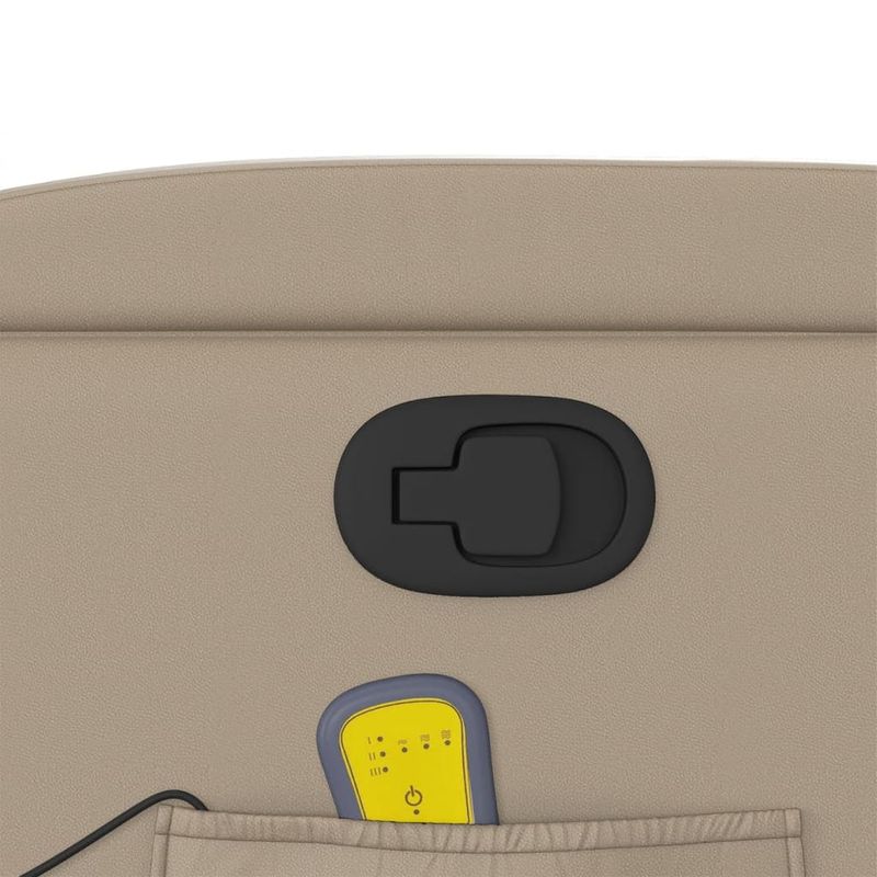 Ingrijire personala si Cosmetice - Sanatate si wellness - Articole wellness - Fotolii de masaj - Fotoliu de masaj rabatabil, cappuccino, piele ecologica - Infinity.ro