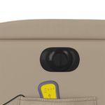 Ingrijire personala si Cosmetice - Sanatate si wellness - Articole wellness - Fotolii de masaj - Fotoliu electric masaj rabatabil cu ridicare, cappuccino - Infinity.ro