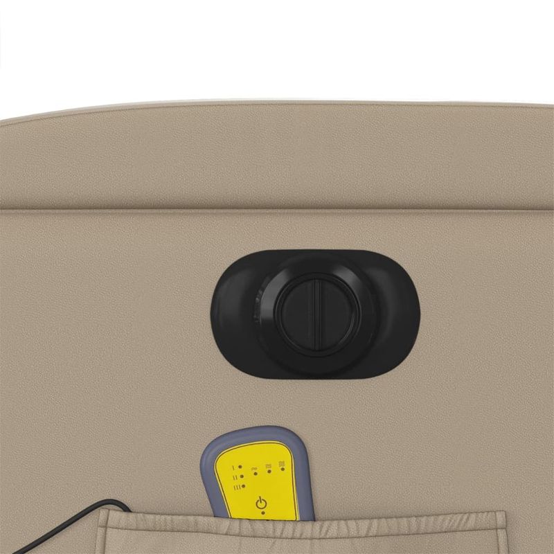 Ingrijire personala si Cosmetice - Sanatate si wellness - Articole wellness - Fotolii de masaj - Fotoliu electric masaj rabatabil cu ridicare, cappuccino - Infinity.ro