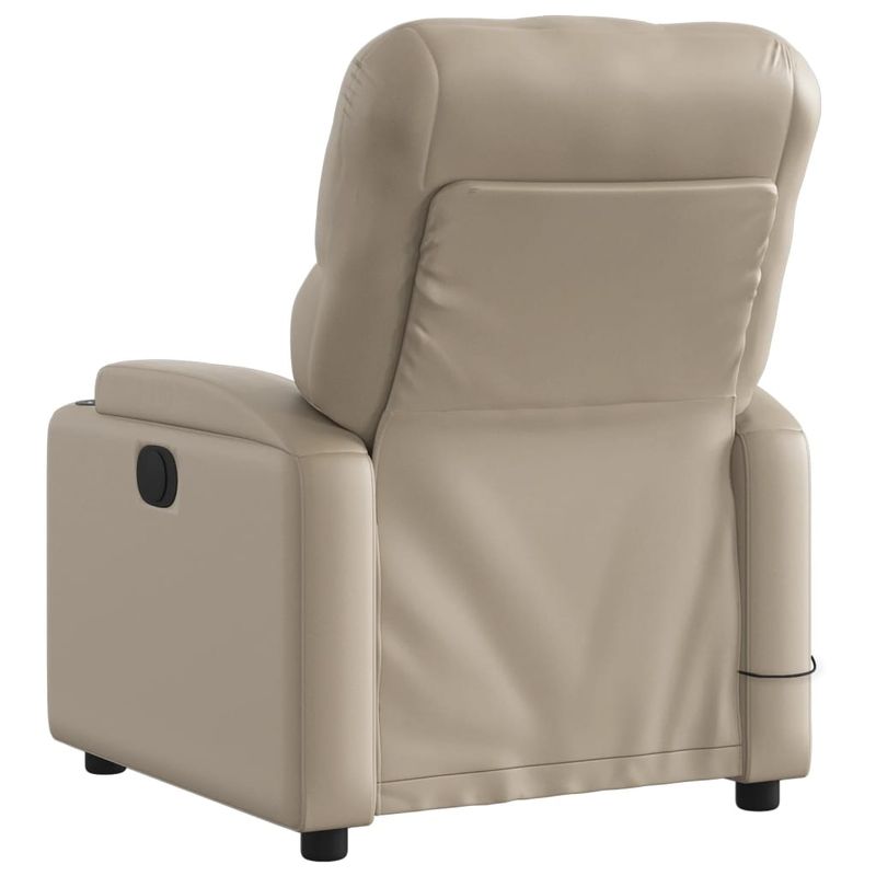 Ingrijire personala si Cosmetice - Sanatate si wellness - Articole wellness - Fotolii de masaj - Fotoliu electric masaj rabatabil, cappuccino, piele ecologica - Infinity.ro