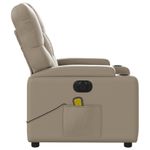 Ingrijire personala si Cosmetice - Sanatate si wellness - Articole wellness - Fotolii de masaj - Fotoliu electric masaj rabatabil, cappuccino, piele ecologica - Infinity.ro