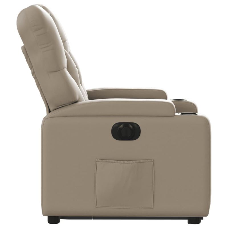 Casa si Gradina - Mobilier - Scaune si fotolii - Fotolii - Fotoliu rabatabil electric cu ridicare, cappuccino - Infinity.ro