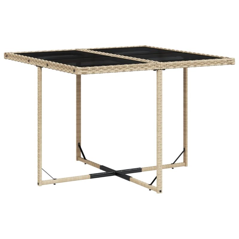 Casa si Gradina - Gradina si terasa - Mobilier exterior - Seturi mobila gradina - Set de masa pentru gradina, 9 piese, cu perne, bej, poliratan - Infinity.ro