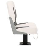 Auto si Moto - Ambarcatiuni - Piese pentru ambarcatiuni - Set scaun pliabil de barca, 2 piese, spatar mic/centura fixare, model cu piedestal - Infinity.ro