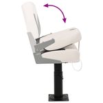 Auto si Moto - Ambarcatiuni - Piese pentru ambarcatiuni - Set scaun pliabil de barca, 2 piese, spatar mic/centura fixare, model cu piedestal reglabil - Infinity.ro