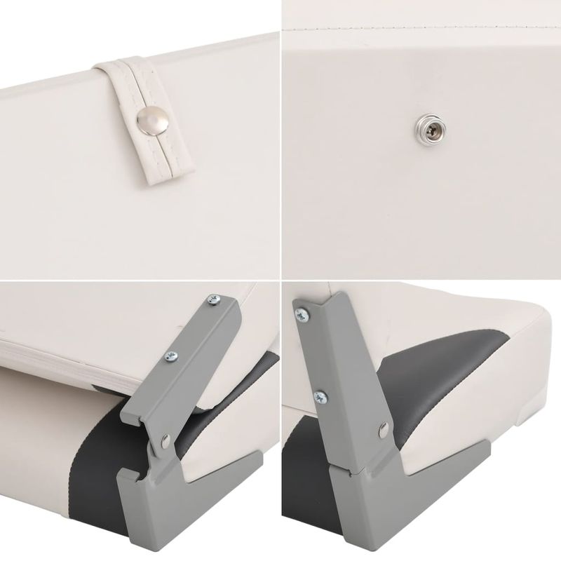 Auto si Moto - Ambarcatiuni - Piese pentru ambarcatiuni - Set scaun pliabil de barca, 2 piese, spatar mic/centura fixare, model cu piedestal reglabil - Infinity.ro