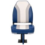 Auto si Moto - Ambarcatiuni - Piese pentru ambarcatiuni - Set cu scaun pentru barca, pliabil, 2 piese, spatar inalt, model cu piedestal - Infinity.ro