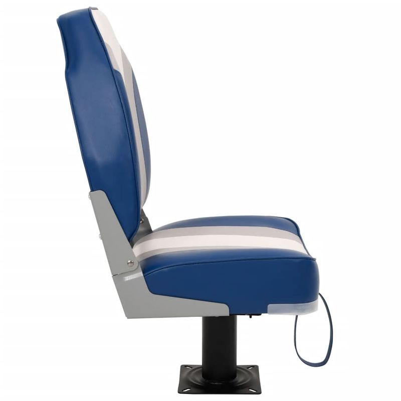 Auto si Moto - Ambarcatiuni - Piese pentru ambarcatiuni - Set cu scaun pentru barca, pliabil, 2 piese, spatar inalt, model cu piedestal - Infinity.ro