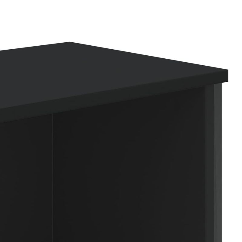 Casa si Gradina - Mobilier - Biblioteci si rafturi - Biblioteci - Biblioteca, negru, 80x31x169 cm, lemn prelucrat - Infinity.ro