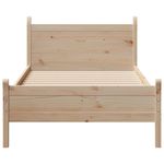 Casa si Gradina - Mobilier - Paturi si accesorii - Paturi - Cadru pat fara saltea, 100x200 cm, lemn masiv pin - Infinity.ro