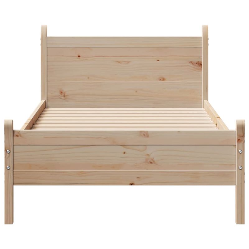 Casa si Gradina - Mobilier - Paturi si accesorii - Paturi - Cadru pat fara saltea, 100x200 cm, lemn masiv pin - Infinity.ro