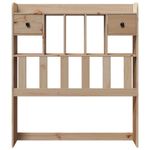 Casa si Gradina - Mobilier - Paturi si accesorii - Accesorii paturi - Tablie de pat cu depozitare, 100 cm, lemn masiv de pin - Infinity.ro