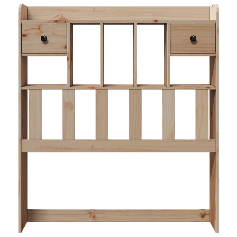 Casa si Gradina - Mobilier - Paturi si accesorii - Accesorii paturi - Tablie de pat cu depozitare, 100 cm, lemn masiv de pin - Infinity.ro