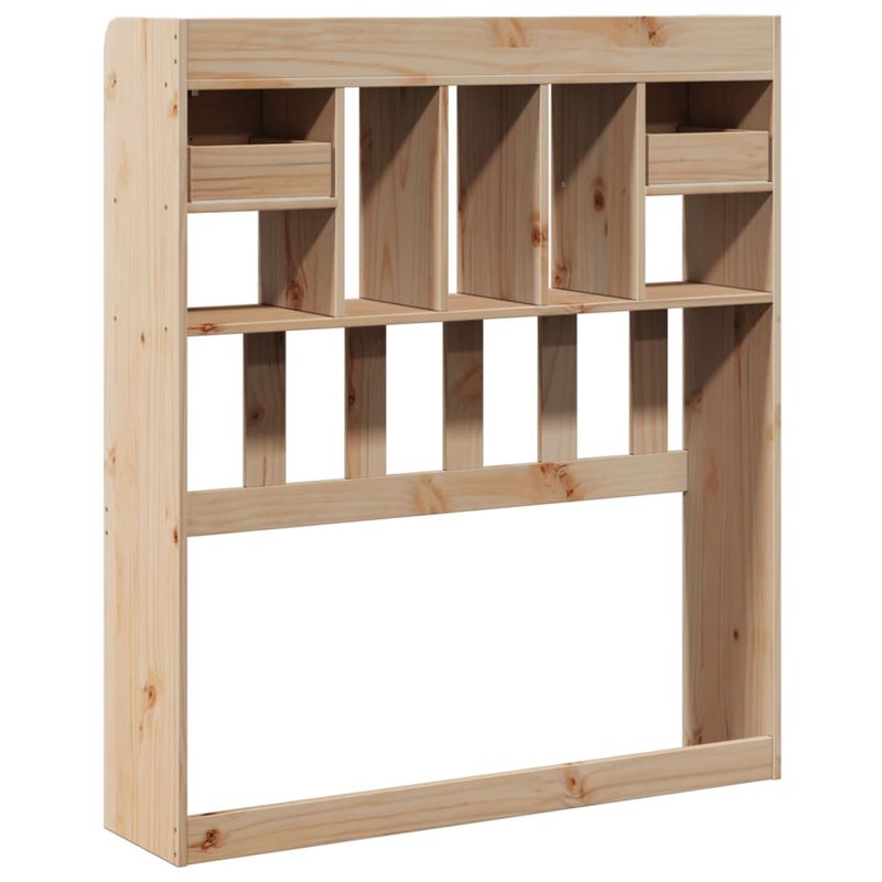 Casa si Gradina - Mobilier - Paturi si accesorii - Accesorii paturi - Tablie de pat cu depozitare, 100 cm, lemn masiv de pin - Infinity.ro