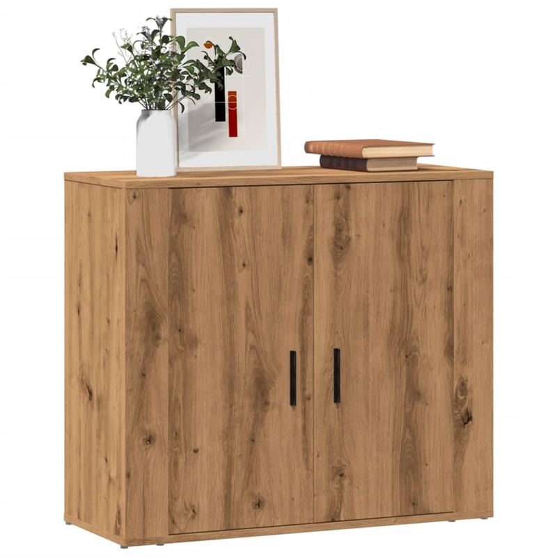 Casa si Gradina - Mobilier - Comode si corpuri - Comode - Dulap, stejar artizanal, 80x33x70 cm, lemn prelucrat - Infinity.ro