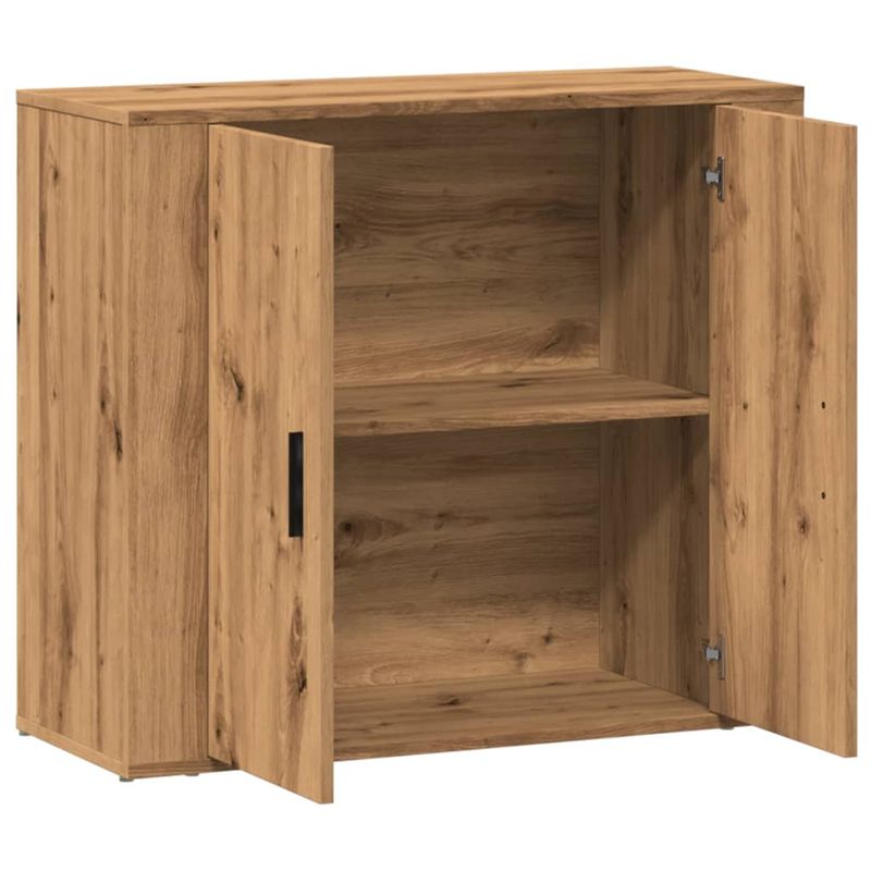 Casa si Gradina - Mobilier - Comode si corpuri - Comode - Dulap, stejar artizanal, 80x33x70 cm, lemn prelucrat - Infinity.ro