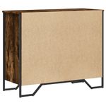 Casa si Gradina - Mobilier - Comode si corpuri - Comode - Comoda cu sertare stejar fumuriu 91x35,5x74,5 cm lemn prelucrat - Infinity.ro