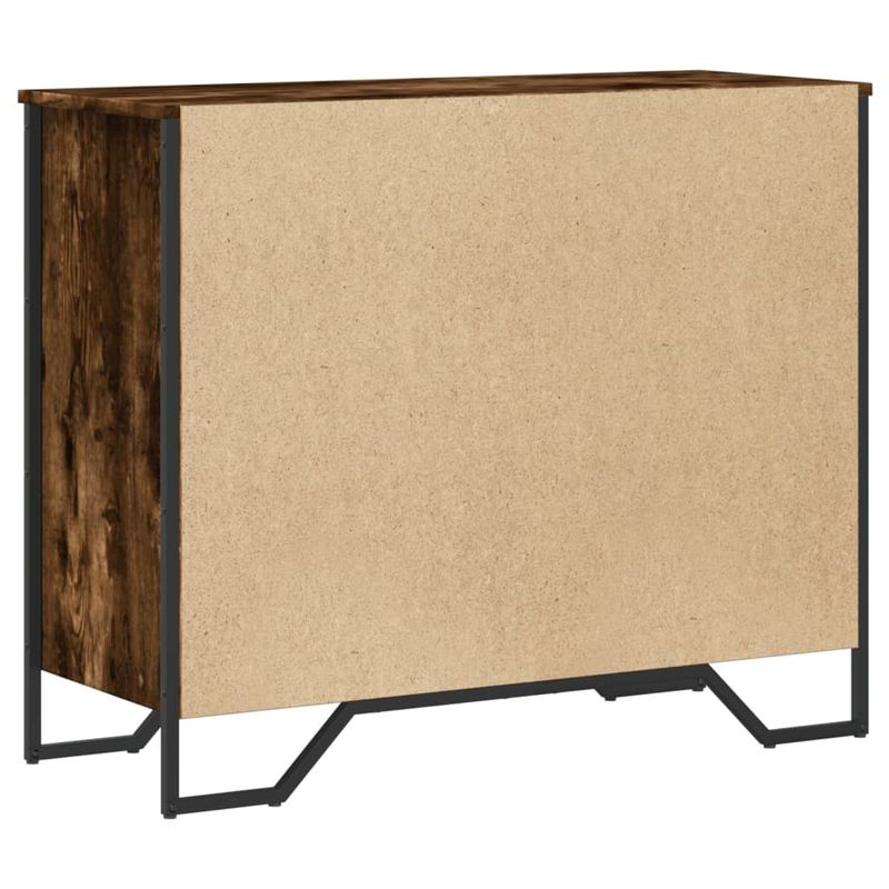 Casa si Gradina - Mobilier - Comode si corpuri - Comode - Comoda cu sertare stejar fumuriu 91x35,5x74,5 cm lemn prelucrat - Infinity.ro