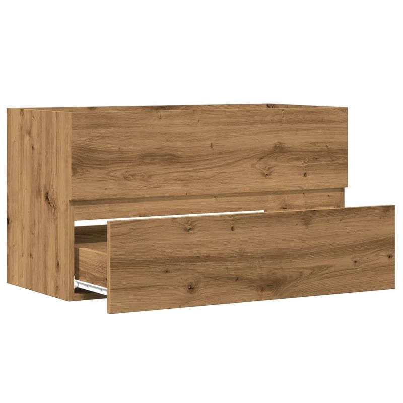 Casa si Gradina - Mobilier - Seturi de mobilier - Seturi baie - Dulap de chiuveta stejar artizanal 90x38,5x45 cm lemn prelucrat - Infinity.ro