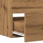 Casa si Gradina - Mobilier - Seturi de mobilier - Seturi baie - Dulap de chiuveta stejar artizanal 90x38,5x45 cm lemn prelucrat - Infinity.ro