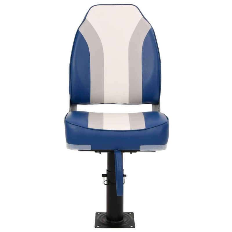 Auto si Moto - Ambarcatiuni - Piese pentru ambarcatiuni - Set cu scaun pentru barca, pliabil, 2 piese, spatar inalt, model cu piedestal reglabil - Infinity.ro