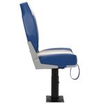 Auto si Moto - Ambarcatiuni - Piese pentru ambarcatiuni - Set cu scaun pentru barca, pliabil, 2 piese, spatar inalt, model cu piedestal reglabil - Infinity.ro