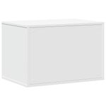 Petshop - Accesorii petshop - Jucarii animale - Ansambluri de joaca - Cutie litiera pisici alb 60x40x40 cm lemn prelucrat - Infinity.ro