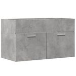 Casa si Gradina - Mobilier - Seturi de mobilier - Seturi baie - Dulap de chiuveta, gri beton, 80x38,5x46 cm, PAL - Infinity.ro