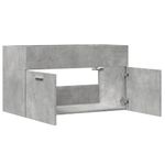 Casa si Gradina - Mobilier - Seturi de mobilier - Seturi baie - Dulap de chiuveta, gri beton, 80x38,5x46 cm, PAL - Infinity.ro