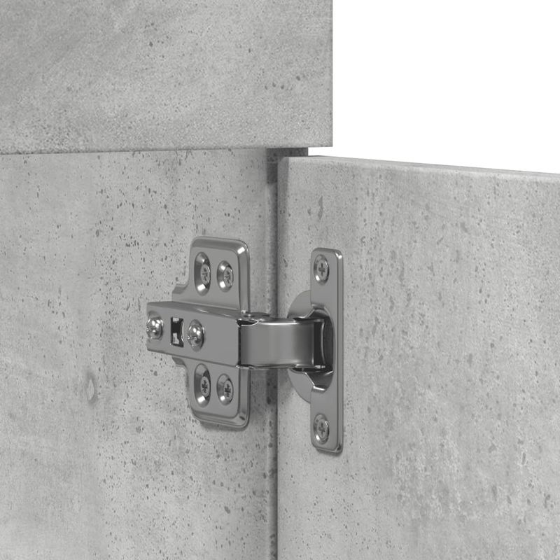 Casa si Gradina - Mobilier - Seturi de mobilier - Seturi baie - Dulap de chiuveta, gri beton, 80x38,5x46 cm, PAL - Infinity.ro