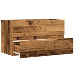Casa si Gradina - Mobilier - Seturi de mobilier - Seturi baie - Dulap suspendat de baie lemn vechi 80x38,5x45 cm lemn prelucrat - Infinity.ro